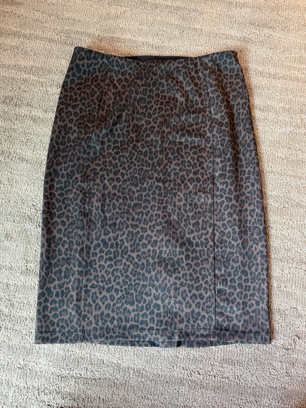 Liverpool Los Angeles Leopard Print Pencil Skirt – Size 6 – Stretch – Workwear